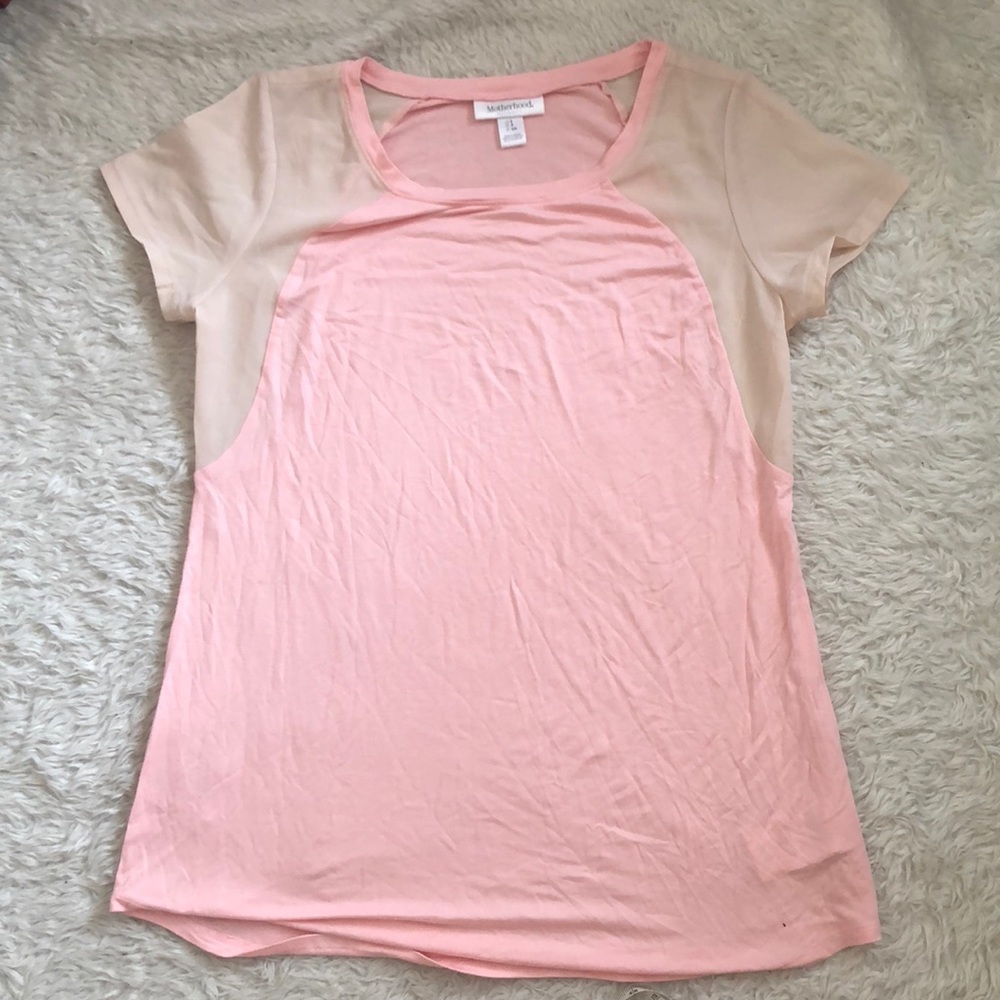 🐳Motherhood pink top